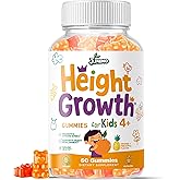 Juneno Height Growth Vitamins Supplement Gummies - Grow Taller for Teens Kids Boys Girls - Natural Height Increaser Maximizer Multivitamin