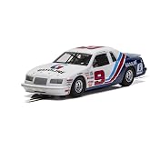 Scalextric Ford Thunderbird Stock Car 1:32 Slot Race Car C4035, White, Red &amp; Blue