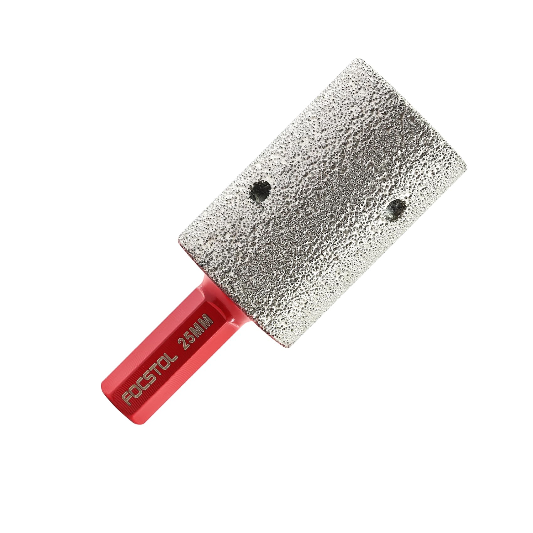 FOCSTOL Diamond Finger Milling Bit - 25mm Core Drill Bit with Hex Shank for Enlarging Shaping Grinding and Round Bevel Existing Holes in Tile Porcelain Ceramic Granite Marble