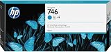 HP 746 Cyan Ink Cartridge 300ML DesignJet P2V80A Original HP view 3
