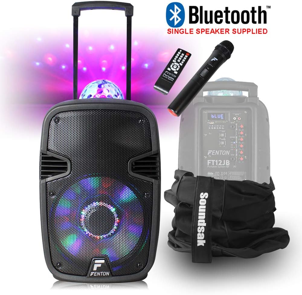 Fenton Portable Party Speaker Battery Powered Amazon.co.uk Electronics