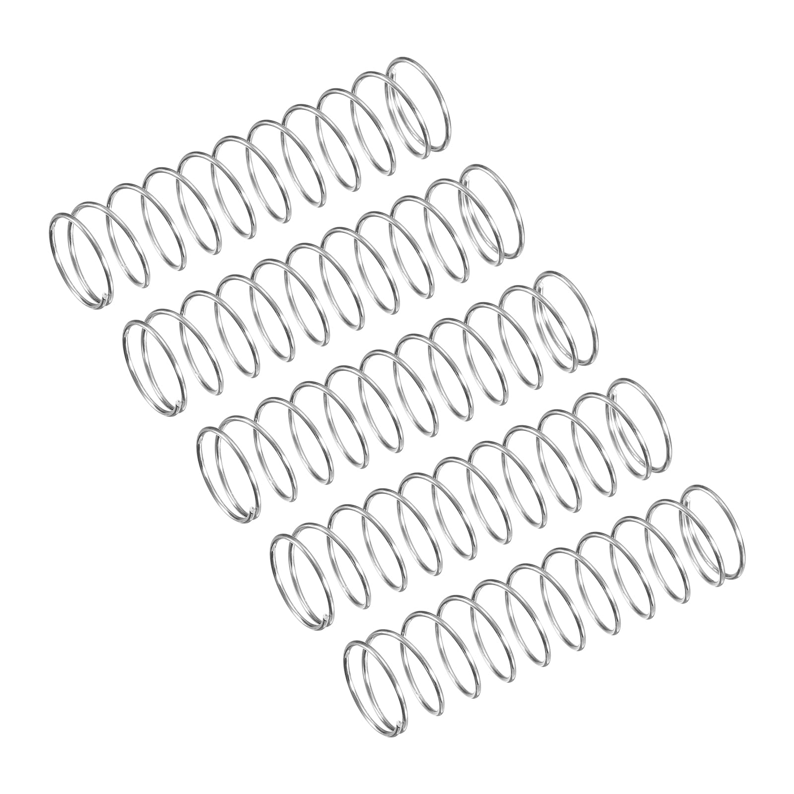 uxcell Compression Spring, 5Pcs 304 Stainless