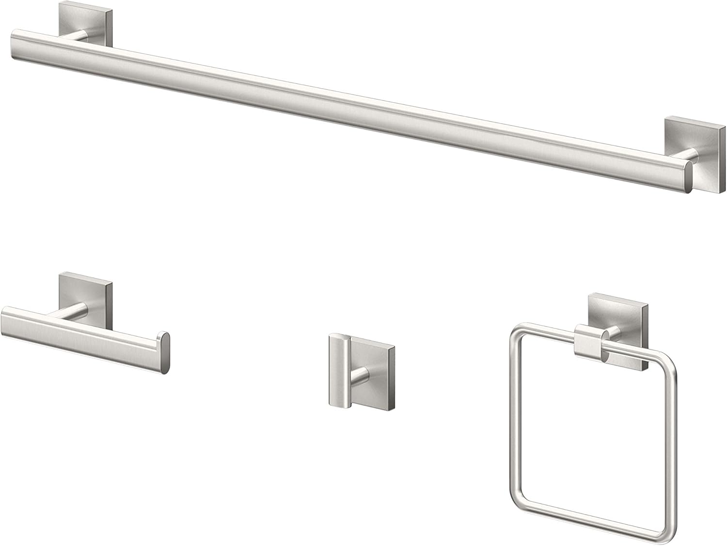 Gatco 4075 Elevate Robe Hook, Satin Nickel - Bath Towel Hooks - 