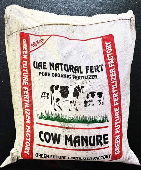 Cow Manure UAE Natural Organic Fertilizer 16 Kgs No.1 Choice of