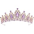 FORSEVEN Crystal Tiaras for Women, Wedding Tiaras and Crowns for Women Tiaras for Birthday Party Princess Crown Hair Accessories Bride Rhinestone Headband