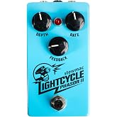 StewMac Lightcycle Phasor II Optical Phaser Pedal &ndash; Vintage 70s-Inspired Phase Modulation with Depth, Rate, &amp; Feedback Controls