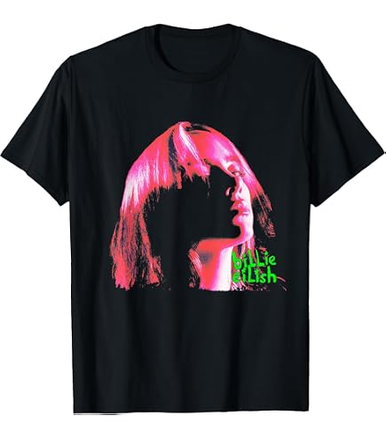 完売品　Billie Eilish TシャツFace Photo S/S Tee Amazon.com: Official Billie Eilish Hand Face Photo Black T-Shirt