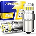 AUTOONE 1156 LED Bulb, LED Reverse Lights 300% Brighter BA15S 7506 1003 1141 P21W 6500K White LED Replacement for Backup Light, Tail Light, Pack of 2
