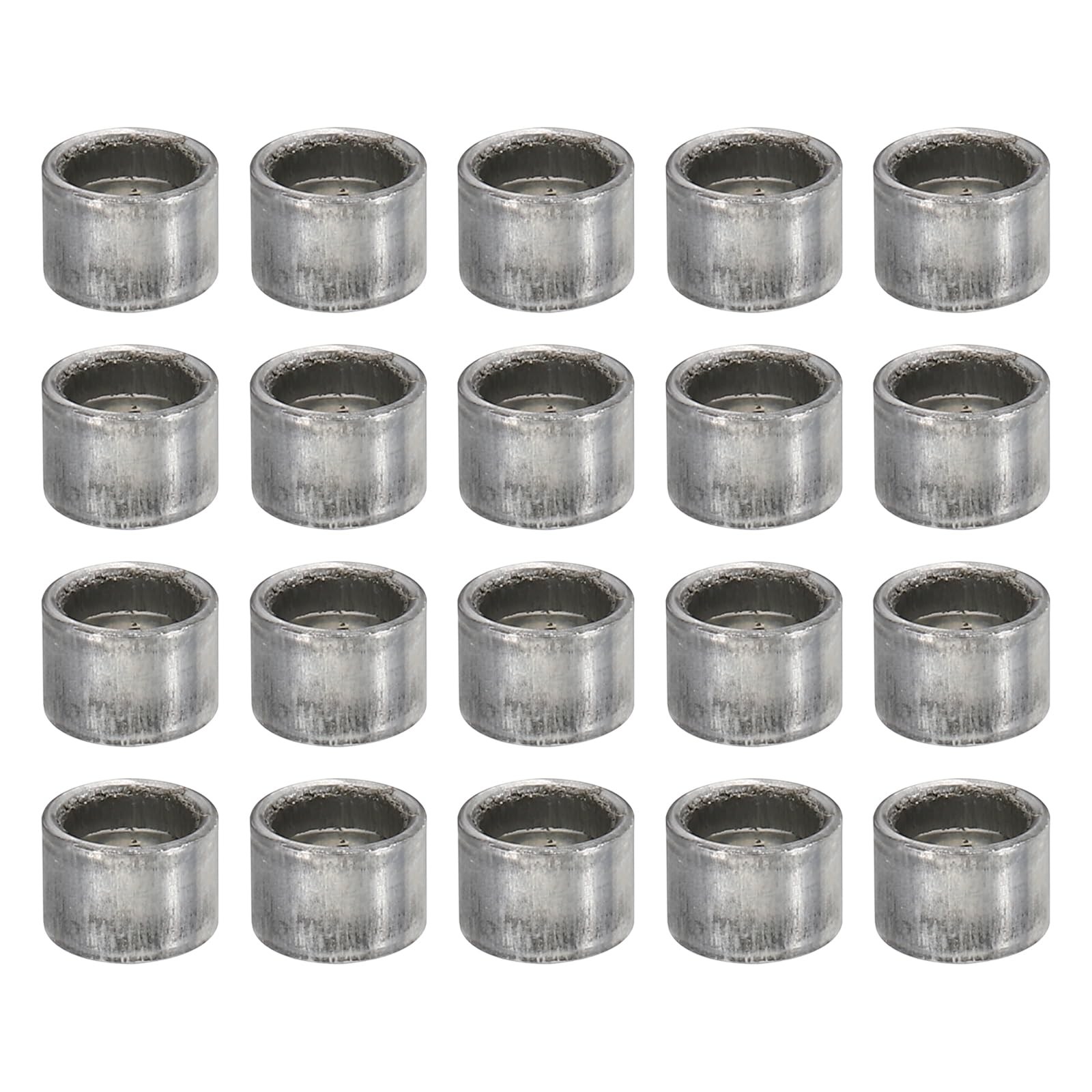 PATIKIL M5 Steel Spacers, 40 Pcs Metal Spacers Steel 5mm ID x 7mm OD x 5mm L Carbon Steel Spacer Screw Standoff Round for 1/5in or M5 Screw Bolts