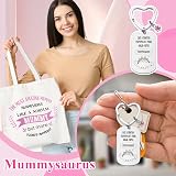 Hestya 3 Pcs Mummy Gifts Set Mother’s Day Tote Socks Keyring from Son Daughter view 5