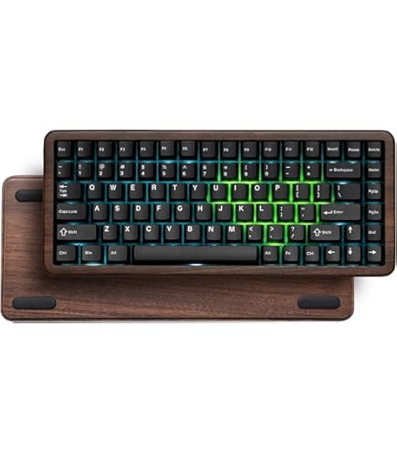 Amazon.com: YMDK GK64 GK64XS SK64 Keyboard kit CNC Wood Wooden