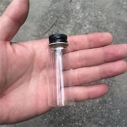 25ml Mini Glass Sealed Bottles With Metal Aluminum