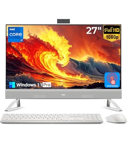 Amazon.com: Dell 27 All-in-One Desktop Computer, Core 7 150U(Up to