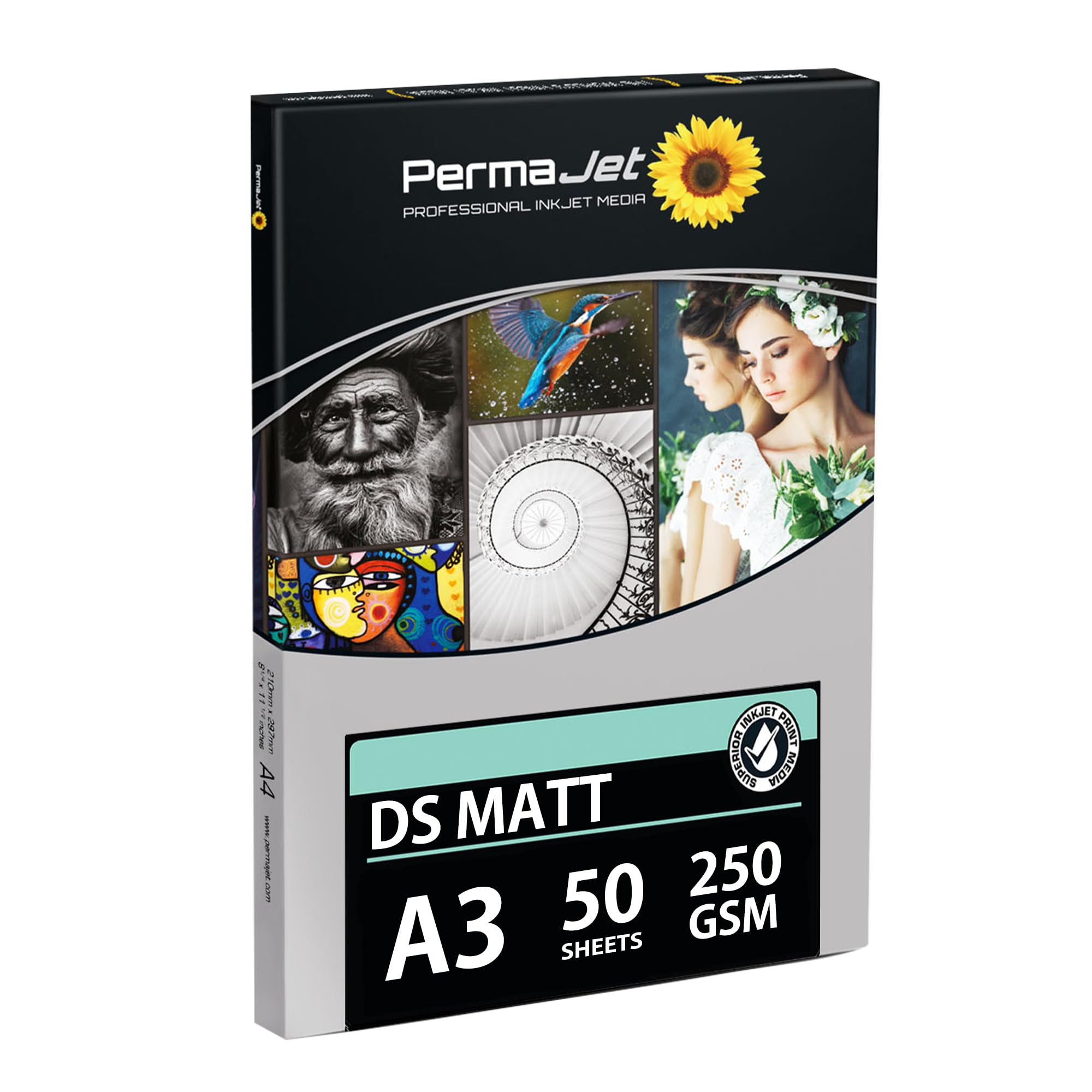 PermaJet Double Sided Matt 250 | A3 50 Sheets | Double Sided Matt Photo Inkjet Paper