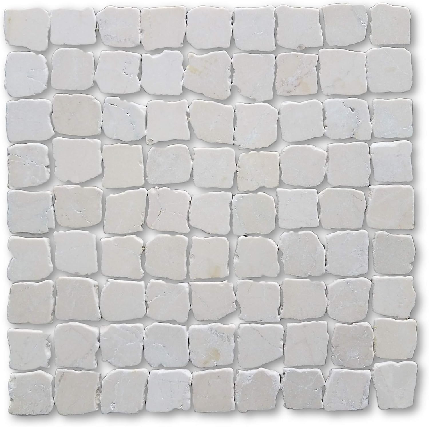 Tiles Botticino Package Of 5 Sheet 12x12 Marble Stone Tumbled Pebble Mosaic Wall Floor Tile Building Materials