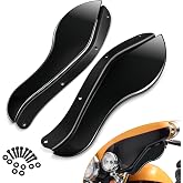 PBYMT Fairing Air Deflectors Side Wings Windshield Adjustable Wind Deflectors Compatible for 2008-2013 Harley Electra Glide Street Glide Trike