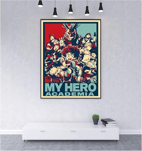 Amazon Wsxyhn 私のヒーローアカデミアアニメ日本ポスター絵画アートポスタープリントキャンバス家の装飾額縁 40x60cmフレームなし アートフレーム ポスター オンライン通販