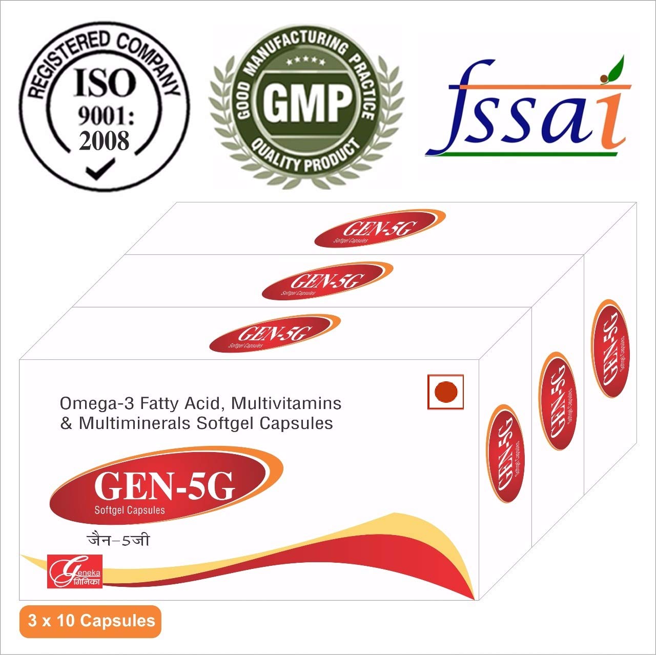 Buy Gen5G Omega3 Fatty Acids(EPA+DHA),Multivitamin & Multimineral