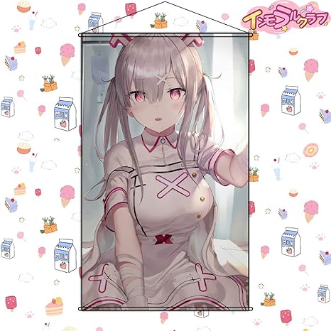 Amazon インモラルクラブ タペストリー にじさんじ 健屋花那 すこや かな Youtube ポスター 漫画 アニメ 掛ける絵 巻物 軸物 ファッション 萌え 二次元 アニメ周辺 オタク品 約60 90cm アニメ 萌えグッズ 通販