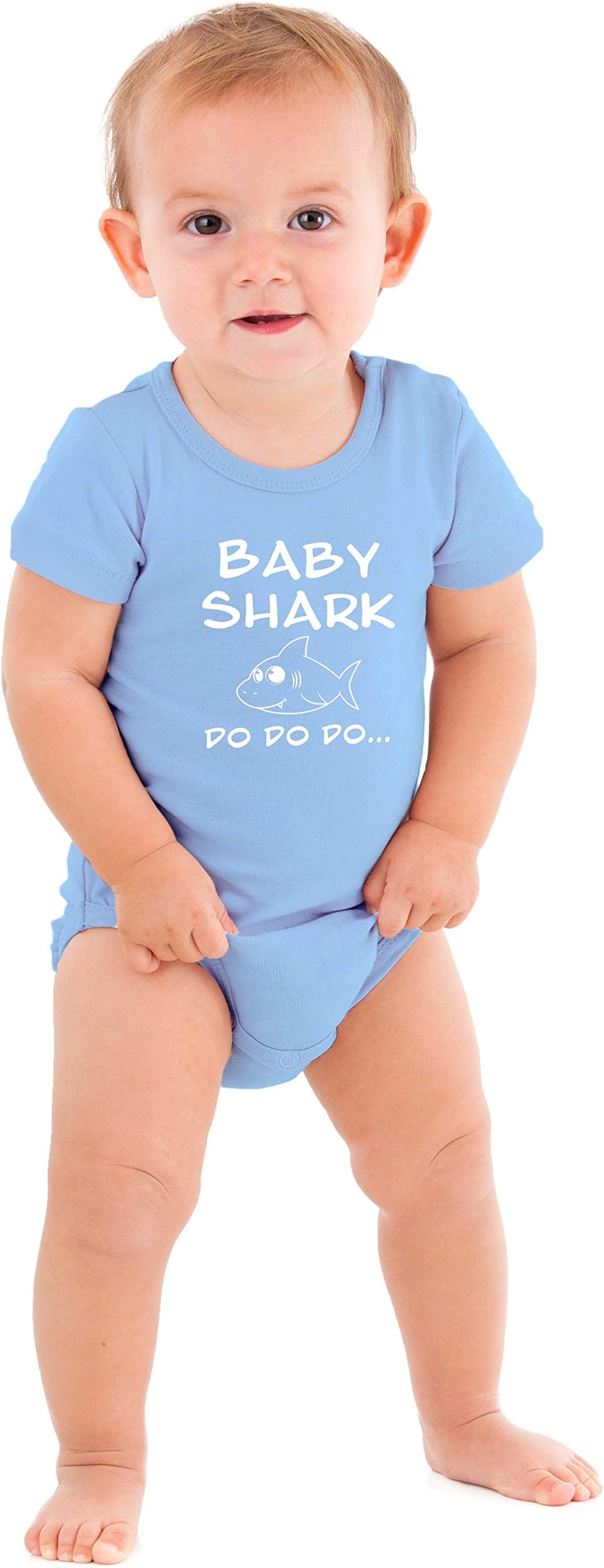 Baby Shark Baby Boy Girl Toddler Jumpsuit Bodysuit Clothes Outfit NB-24M Compatible with/Replacement for 'Shark