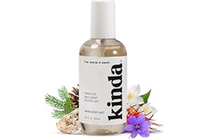 PB ParfumsBelcam KINDA I’m Warm & Sweet Hair & Body Mist – Our Version of Baccarat Rouge 540 – Woody Floral Scent with Jasmine, Saffron, Cedarwood & Amber, Christmas Gifts for Women, 8.6 fl.oz