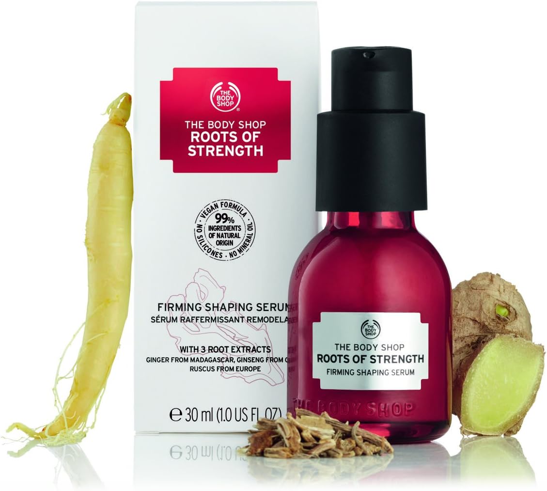 The Body Shop Roots of Strength Firming Shaping Serum 30ml, 30 ml (Pack of 1) - Image 3