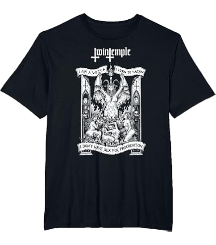 Amazon.com: Twin Temple Satanic Orgy Amat T-Shirt : Clothing