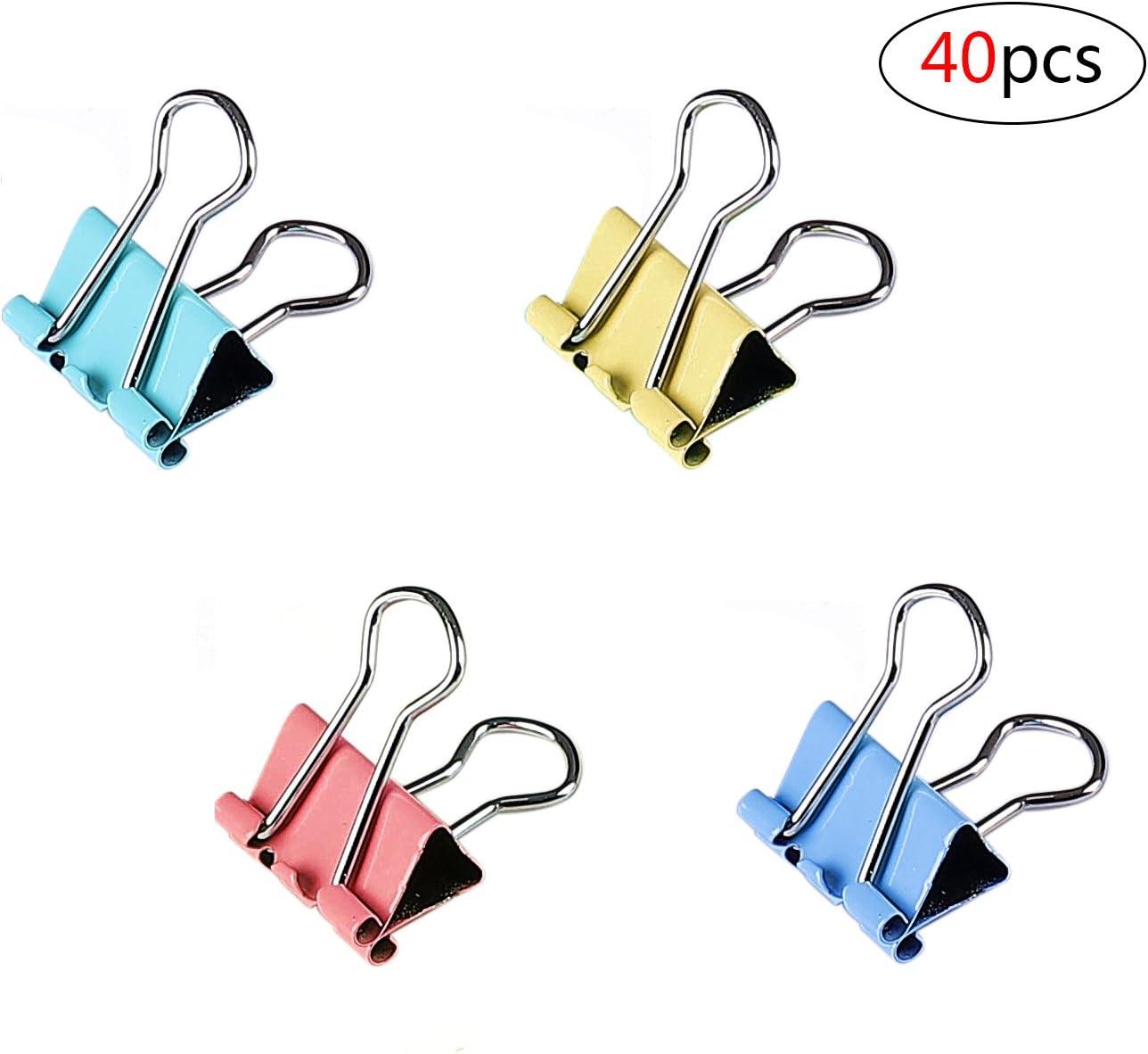 Clip chiudi sacchetti con manico in plastica gialla e arancione cm 28,5