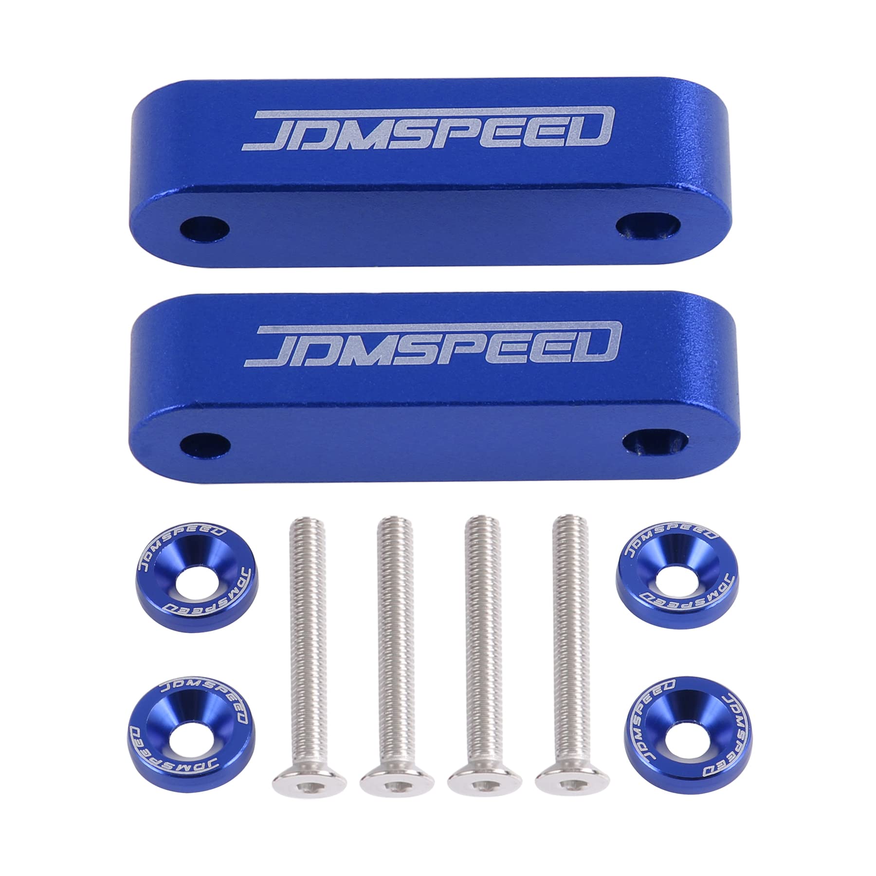 Hooded Riser JDMSPEED Anodized Blue JDMSPEED Hood Spacer Hood Riser 3/4