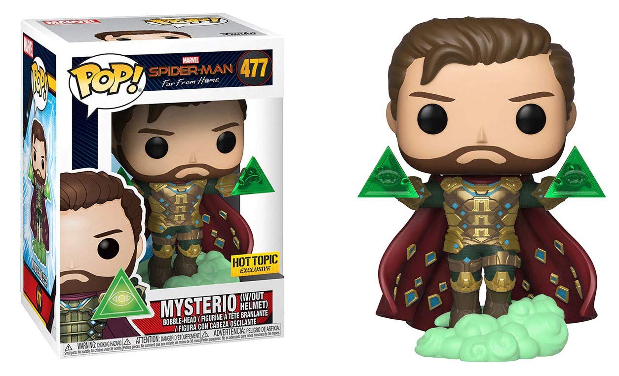 SPIDER-MAN:FAR FROM HOME - MYSTERIO MCM EXC FUNKO POP! VINYL FIGURE #477
