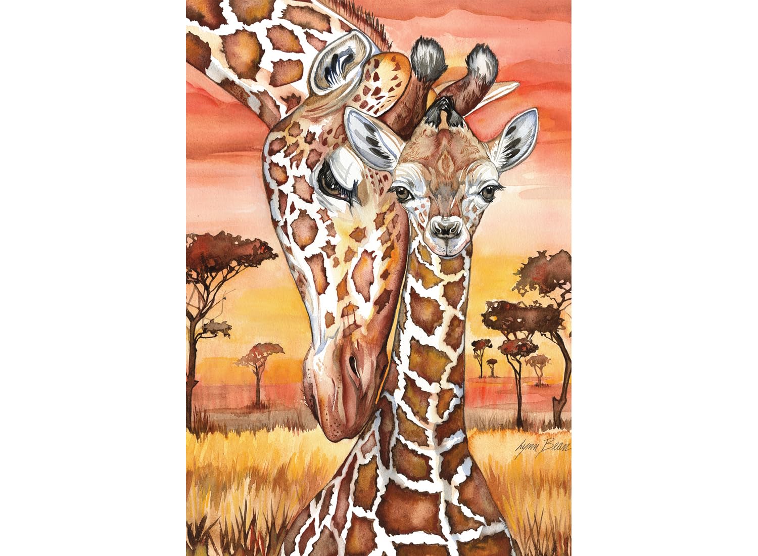 Anatolian 500 piece jigsaw puzzles - jigsaw puzzles for adults 500 pieces GIRAFFE is ideal as gifts for the whole family and the jigsaw 500 pieces for adults is made of ESKA BOARD