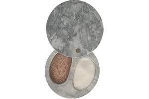 Fox Run Marble Double Salt Cellar With Lid, 4"
