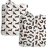 SDFBFVSA 2 Pcs Canvas Tote Bag With Zipper Pockets, Cute Tote Bag Aesthetic Reusable Grocery Bags Shopping Beach Shoulder Bag