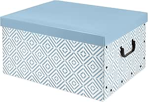 Caja plegable con tapa y asa. Modelo Nordic. Fabricada en ...