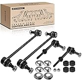 A-Premium Set of 4, Front and Rear Sway Bar Links Kit Stabilizer Bar Links, Compatible with Chevrolet Equinox 2008-2017, GMC