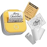 COLORWING T02 Thermal Sticker Printer with 3 Rolls