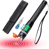Trileria VFL Fiber Optic HT-30, Visual Fault Locator Red Light Tester CATV | FC to LC adapter, SM 9/125&mu;m &amp; multimode, CW/pulse modes, for telecom &amp; FTTH, laser pen