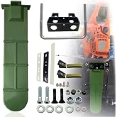 SEASAIL Universal Chainsaw Carrier with mounting kit for Tractors, ATVs, UTVs, Trucks, Utility Vehicles Chainsaw Holder kit, Green TPU Material