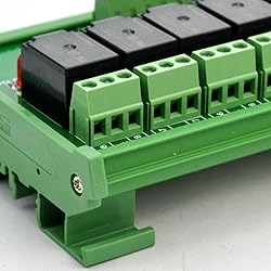 Electronics-Salon DIN Rail Mount 8 SPDT Power Relay