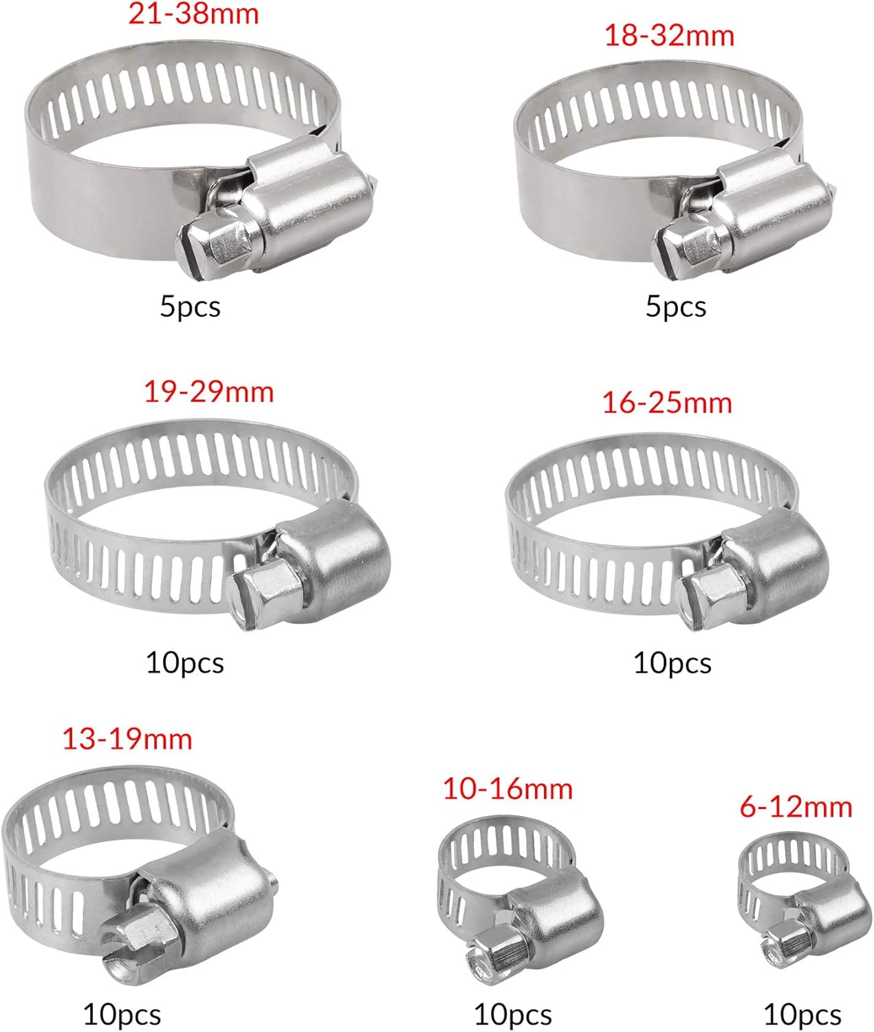 YEYIT 60 Pcs Hose Clips - Image 3