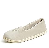Dearfoams Women's Rebecca Lightweight Cozy Memory