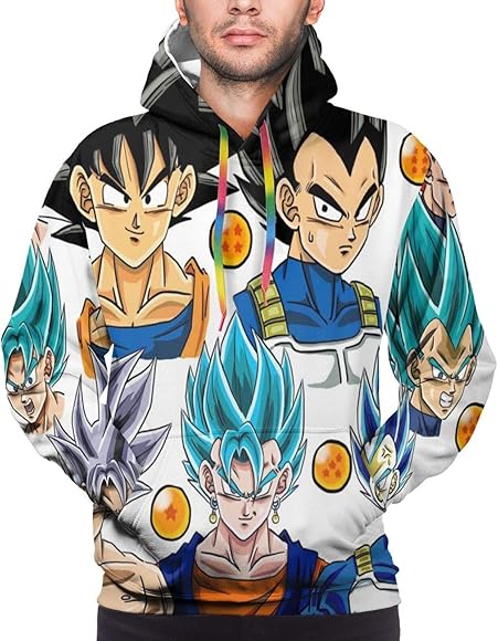 Amazon Co Jp ドラゴンボール 30 おしゃれ メンズ フード付き 長袖 パーカー 柔らかく快適 保温する カジュアル ジャケット 暖かい 防寒 スウェットシャツ トレーナー 応援服 服 ファッション小物