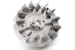 ERCHON Upgraded 590544 Flywheel Compatible with Briggs & Stratton Engine Lawn Mower Replacement Parts,Exact Replacement of the Original Flywheel