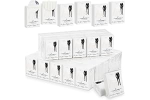 Engrowtic 100 Packs Wedding Facial Tissues Packs for Guests Mini Tissues Travel Size 4 Ply Happy Tears Favors Welcome to Our Wedding for Hotel Ceremony(Classic)