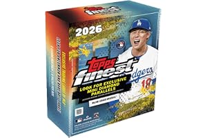2026 Topps Finest Baseball - Mega Box - Look for Exclusive Mini Diamond Parallels - Chance for Randomly Inserted Autograph Ca