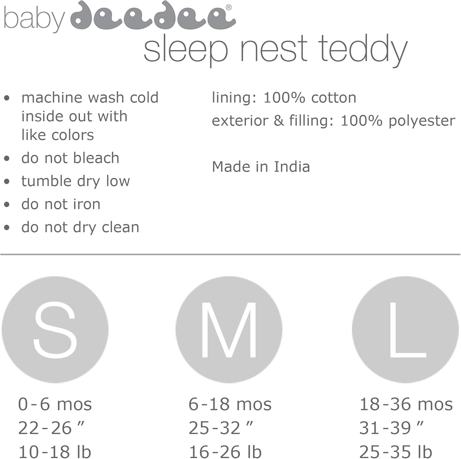 sleep nest teddy