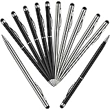 ORIbox Stylus Pen,12pcs Universal 2 in 1 Capacitive Stylus Ballpoint Pen for iPad,iPhone,Samsung,HTC,Kindle,Tablet,All…