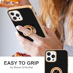 Hython Case for iPhone 12 Pro Max Case with Ring