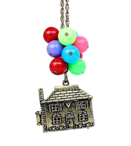 Fliegen Haus Ballon Halskette Herauf Halskette Beadwork Halskette