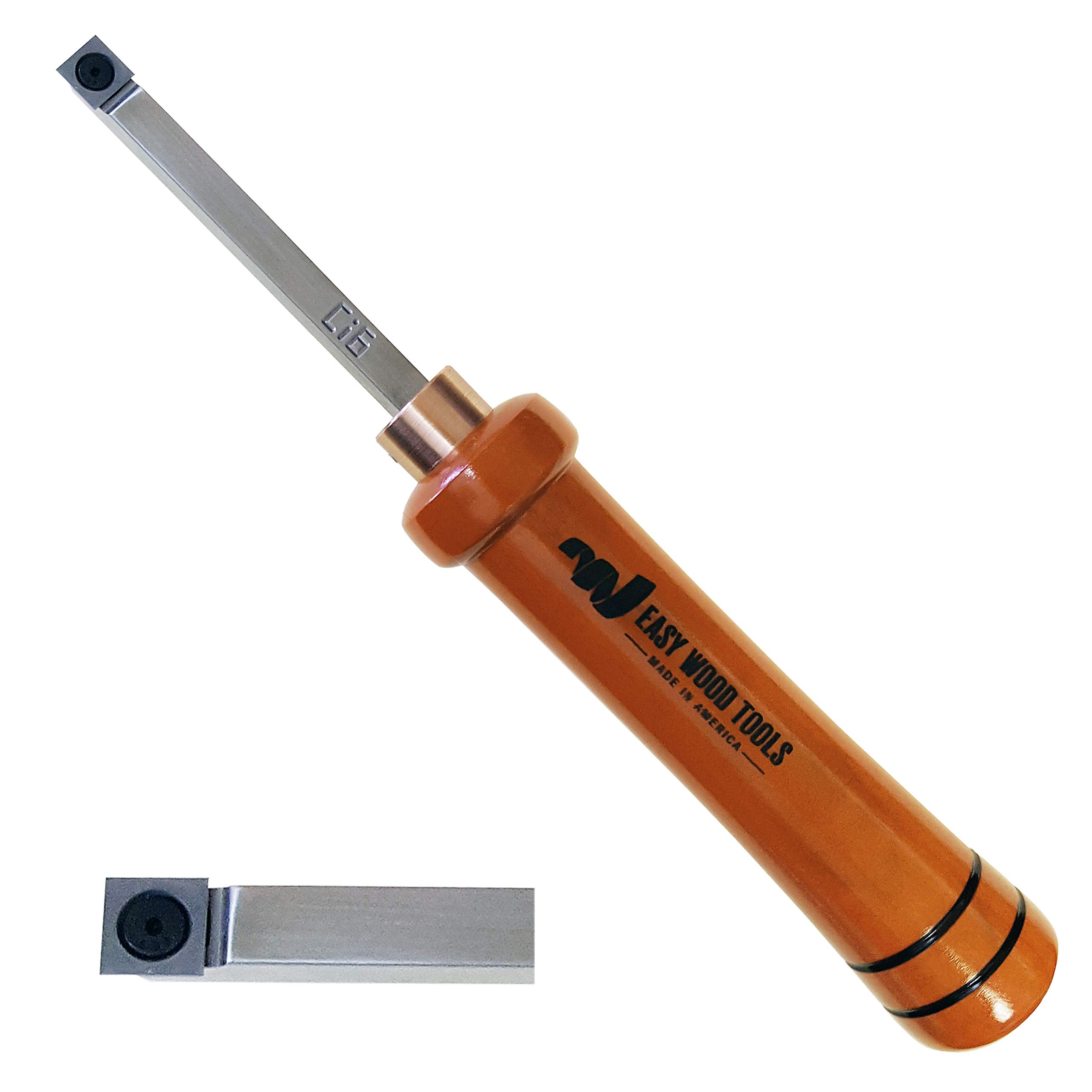 Easy Wood Tools Micro Easy Rougher (12006) Wood Turning Scraper Tool/Chisel with Replaceable Carbide Insert